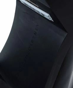 Promo 🎁 Stella McCartney Black Faux Leather Hadley Platform Ankle 🥾 Boots Size 40 For 👩 Women 🧨 -Stella McCartney Shop luxury women stella mccartney used shoes p79603 011