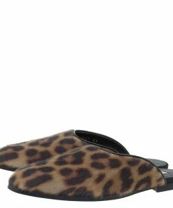 Budget 🛒 Stella McCartney Leopard Print Faux Fur Mules Size 35 For 👩 Women 🔔 -Stella McCartney Shop luxury women stella mccartney used shoes p87524 0004