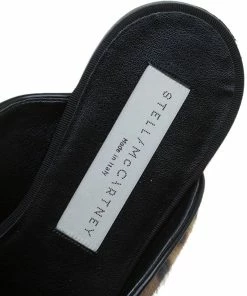Budget 🛒 Stella McCartney Leopard Print Faux Fur Mules Size 35 For 👩 Women 🔔 -Stella McCartney Shop luxury women stella mccartney used shoes p87524 0007