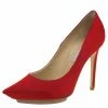 Buy 👏 Stella McCartney Red Satin Pointed Toe Pumps Size 37.5 For 👩 Women 🔔 -Stella McCartney Shop luxury women stella mccartney used shoes p94281 001