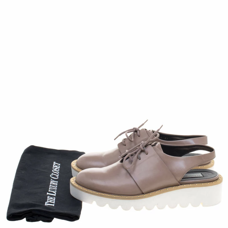 Discount ๐งจ Stella McCartney Beige Faux Leather Slingback Oxfords Size 37 For ๐ฉ Women ๐ฏ 10 Discount ๐งจ Stella McCartney Beige Faux Leather Slingback Oxfords Size 37 For ๐ฉ Women ๐ฏ - Image 8