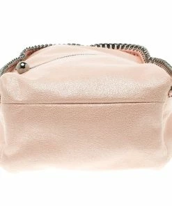 Best deal ⭐ Stella McCartney Pink Faux Leather Falabella 🎒 Backpack For 👩 Women ✔️ -Stella McCartney Shop luxury women stella mccartney used travel p108633 006