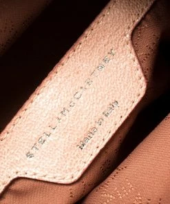 Best deal ⭐ Stella McCartney Pink Faux Leather Falabella 🎒 Backpack For 👩 Women ✔️ -Stella McCartney Shop luxury women stella mccartney used travel p108633 008